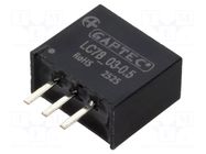 Converter: DC/DC; Uin: 4.75÷28VDC; Uout: 3.3VDC; Iout: 500mA; SIP3 GAPTEC Electronic