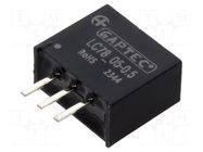 Converter: DC/DC; Uin: 6.8÷28VDC; Uout: 5VDC; Iout: 500mA; SIP3; THT GAPTEC Electronic