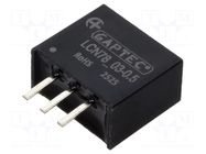 Converter: DC/DC; Uin: 4.5÷42VDC; Uout: 3.3VDC; Iout: 500mA; THT GAPTEC Electronic