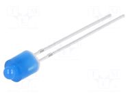 LED; blue; 3mm; 100mcd; 60°; Front: flat; No.of term: 2; Pitch: 2.54mm OPTOSUPPLY