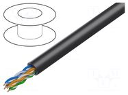 Wire; U/UTP; 4x2x23AWG; 6; for direct burial,outdoor; wire; Cu DIGITUS