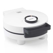 Waffle iron heart-shaped White