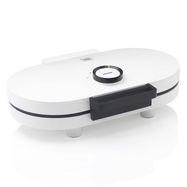 Waffle iron double heart-shaped White
