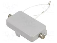 Protection cover; size 57.27; for latch; IP65,IP66,IP69; C-TYPE ILME
