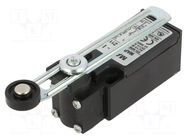Limit switch; adjustable lever, roller; NO + NC; 10A; max.400VAC PANASONIC