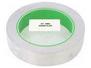 Tape: shielding; W: 25mm; L: 16.5m; Thk: 0.078mm; acrylic conductive IPT