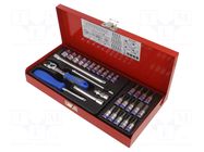 Kit: general purpose; 31pcs. KING TONY