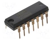 IC: operational amplifier; 33MHz; Ch: 4; DIP14; tube; IB: 10nA TEXAS INSTRUMENTS