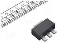 Transistor: NPN; bipolar; 80V; 1A; 500mW; SOT89 DIOTEC SEMICONDUCTOR