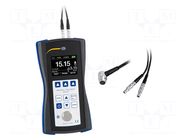 Tester: thickness; LCD TFT 2,4"; 0,65÷600mm; Bluetooth,USB 2.0 PCE INSTRUMENTS