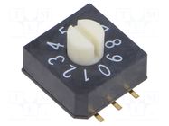 Encoding switch; DEC/BCD; Pos: 10; SMT; Rcont max: 100mΩ; 6.86Ncm SUNGMUN ELECTRONICS