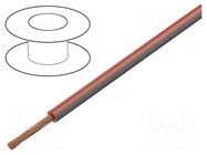Wire; FLRY-B; 1x0.35mm2; stranded; Cu; PVC; red-grey; 60V; 100m BQ CABLE