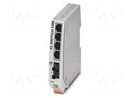 Switch Ethernet; unmanaged; Number of ports: 5; 9÷32VDC; IP30 PHOENIX CONTACT