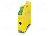 Module: safety relay; 24VDC; for DIN rail mounting; -20÷55°C PHOENIX CONTACT
