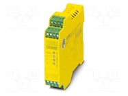 Module: safety relay; 24VDC; IN: 2; for DIN rail mounting; IP20 PHOENIX CONTACT