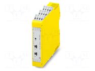 Automation module: safety relay; 24VDC; IN: 4; -25÷60°C; IP20 PHOENIX CONTACT