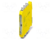Module: safety relay; 24VDC; for DIN rail mounting; -40÷70°C PHOENIX CONTACT