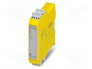 Automation module: safety relay; 24VDC; IN: 3; -40÷60°C; IP20 PHOENIX CONTACT