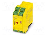 Module: safety relay; 24VDC; for DIN rail mounting; -20÷55°C PHOENIX CONTACT