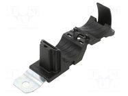 Fixing clamp; Cable P-clips; ØBundle : 19.4÷36mm; W: 34.9mm; black HELLERMANNTYTON