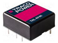 Converter: DC/DC; 40W; Uin: 18÷75VDC; Uout: 12VDC; Uout2: -12VDC TRACO POWER