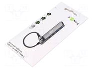 Hub USB; USB A socket x2,USB C socket x2,USB C plug; USB 3.2 GOOBAY