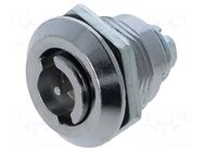 Lock; cast zinc; 26mm; Kind of insert bolt: double-bit insert ELESA+GANTER