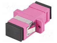 Transition: adapter; OM4; SC/UPC,both sides; 50/125um; -40÷85°C LANBERG