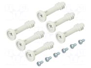 Set of screws; for covers FIBOX