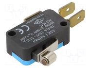 Microswitch SNAP ACTION; 6A/250VAC; SPDT; ON-(ON); Pos: 2; IP20 EMAS