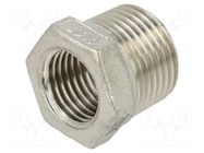 Splice terminal: adapter; male-female,reductive; max.10.5bar GEBO