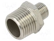 Splice terminal: nipple; male-male,reductive; max.10.5bar; G316 GEBO