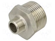 Splice terminal: nipple; male-male,reductive; max.10.5bar; G316 GEBO