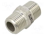 Splice terminal: nipple; male-male; max.10.5bar; Thread: G 1/4" GEBO