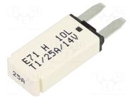 Fuse: resettable; 25A; 14VDC; automotive; MINI GLOSO