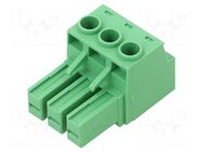 Connector: pluggable terminal block; plug; female; 32A; 300V; 1x3 AMPHENOL ANYTEK