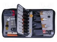 Kit: for lan networks service; bag; 23pcs. BERNSTEIN