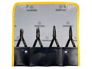 Kit: pliers; ESD; bag; 4pcs. BERNSTEIN