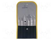 Kit: tweezers; SMD; case; 6pcs. BERNSTEIN