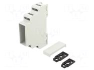 Enclosure: for DIN rail mounting; Y: 90mm; X: 18mm; Z: 65mm; ABS KRADEX