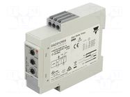 Timer; 0,1÷600s; SPDT; 250VAC/8A,24VDC/5A; Usup: 24÷240VAC; IP20 CARLO GAVAZZI