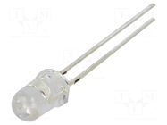 LED; amber; 5mm; 12000÷32900mcd; 15°; Front: convex; 2.1÷2.6VDC CREE LED