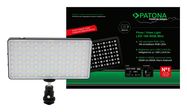 PATONA Premium LED Photo and video light with 160 adjustable RGB LEDs and 3 scenes incl. carrying bag, PATONA