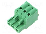 Connector: pluggable terminal block; plug; female; HW; 10A; 300V AMPHENOL ANYTEK