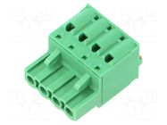 Connector: pluggable terminal block; plug; female; HW; 10A; 300V AMPHENOL ANYTEK
