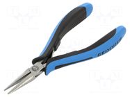 Pliers; round,smooth gripping surfaces,conductive,flat; ESD GEDORE
