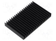 Heatsink: extruded; grilled; black; L: 50mm; W: 80mm; H: 10mm FISCHER ELEKTRONIK