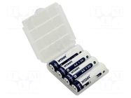 Re-battery: Li-Ion; AA; 1.5V; 2000mAh; Ø14.3x50.3mm; 4pcs. XTAR