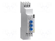Voltage monitoring relay; overvoltage,too low voltage; 12VDC CROUZET