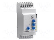 Voltage monitoring relay; overvoltage,too low voltage; SPDT x2 CROUZET